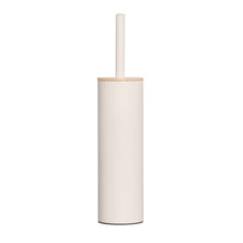 Load image into Gallery viewer, PIFCO Slimline Toilet Brush with Bamboo Lid Beige
