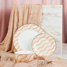 Load image into Gallery viewer, Pifco Poodle & Blonde 12pc Bellisima Dinner Set