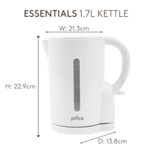 Load image into Gallery viewer, PIFCO Essentials 1.7L Kettle White