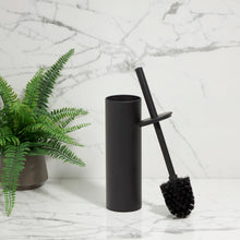 Load image into Gallery viewer, PIFCO Slimline Toilet Brush and Holder Black
