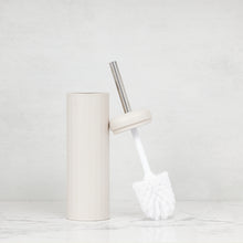 Load image into Gallery viewer, PIFCO Ribbed Toilet Brush and Holder Beige