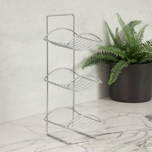 Load image into Gallery viewer, PIFCO Oceana Toilet Roll Storage Holder Chrome