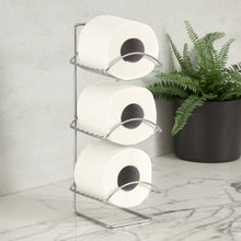 Load image into Gallery viewer, PIFCO Oceana Toilet Roll Storage Holder Chrome