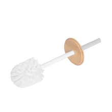 Load image into Gallery viewer, PIFCO Chevron Toilet Brush with Bamboo Lid Grey