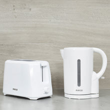 Load image into Gallery viewer, PIFCO Essentials Kettle & 2 Slice Toaster Bundle – White