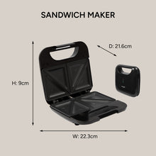Load image into Gallery viewer, PIFCO Sandwich Maker Black