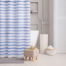 Load image into Gallery viewer, PIFCO Striped Polyester Shower Curtain 180 × 180cm
