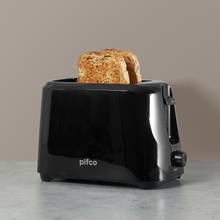 Load image into Gallery viewer, PIFCO Essentials 2 Slice Toaster Black
