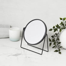 Load image into Gallery viewer, PIFCO Folding Magnifying Mirror Matt Black
