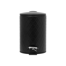Load image into Gallery viewer, PIFCO 3L Diamond Pedal Bin Black
