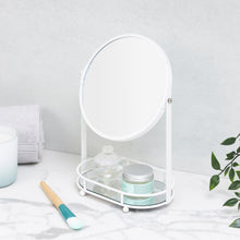 Load image into Gallery viewer, PIFCO Magnifying Mirror with Tray White

