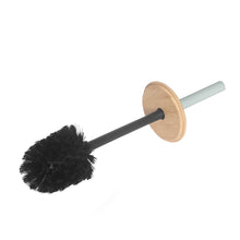 Load image into Gallery viewer, PIFCO Arch Textured Toilet Brush with Bamboo Lid Sage Green
