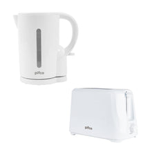 Load image into Gallery viewer, PIFCO Essentials Kettle &amp; 2 Slice Toaster Bundle – White
